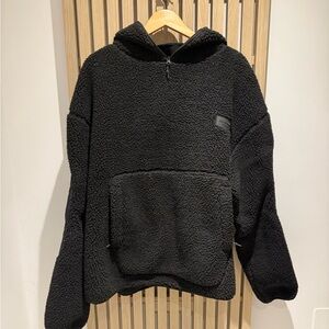 Zanerobe Black Sherpa Hoodie Jacket